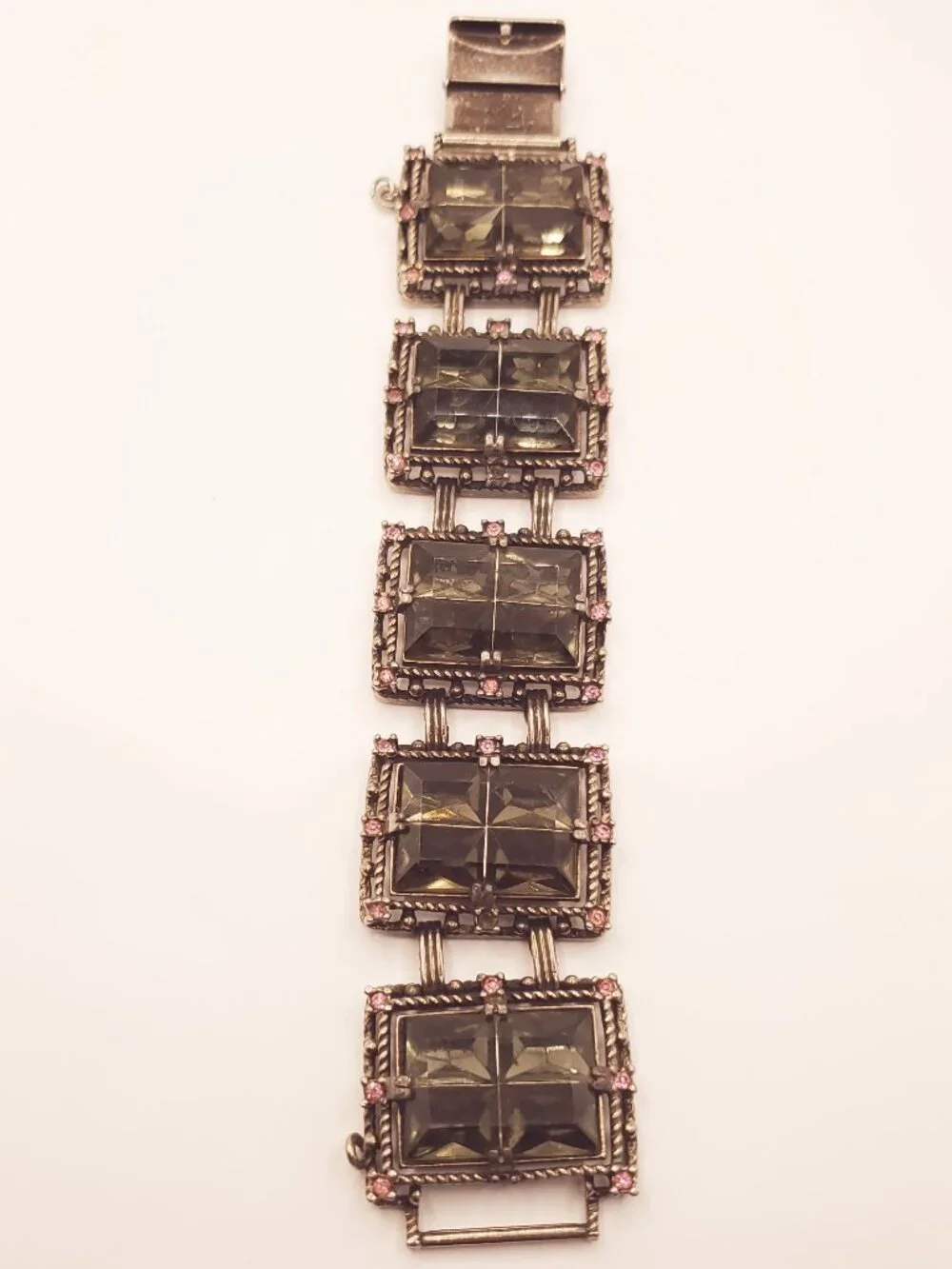 1 Silver -toned Bracelet, item # B-1200, wt. 78 grams.